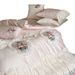 French 100-Count Long-Staple Four-Piece Set Pure Cotton Lace Princess Style Bed Sheet Duvet Cover Home Textile Bedding_maomaolike.com