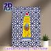 Harissa Sauce Tube & Moroccan Tile Themed Painting Poster, Vibrant Cultural Culinary Poster, Authentic North African Inspired Decor Idea For Kitchen_maomaolike.com