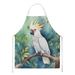 Cockatoo Apron Cooking Kitchen Server Baking Crafts Gardening For Adult Women Men, Unisex, Large, Multicolor_maomaolike.com