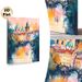 Prague Cityscape Painting Poster, Soft-hued Watercolor Style Poster, Dreamy Riverside Scene With Historic Domed Buildings And Bridge, Adds Artistic_maomaolike.com