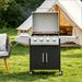 52" Barbecue Grill With Wheels 4+1 Burner Liquid Propane Gas Grill_maomaolike.com