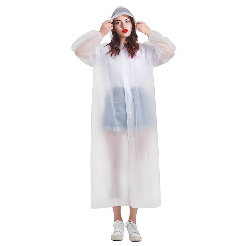 Packable Rain Jacket | Waterproof Windproof Hooded Raincoat Garden Travel - 869_maomaolike.com