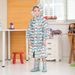 Petite Raincoat White | Waterproof Hooded Short Length Jacket Home Office Coastal Beach - 867_maomaolike.com