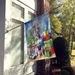 Weimaraner Christmas Reindeer House Flag Large Porch Sleeve Pole Decorative Outside Yard Banner Artwork Wall Hanging, Polyester, House Size, Multicolor_maomaolike.com