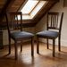 Dining Chairs Set Of 2 Linen Upholstered Kitchen Chairs With Rubber Wood Legs_maomaolike.com