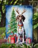 German Shorthaired Pointer Christmas Reindeer Garden Flag Mailbox Flag Decorative Yard Flag Banner Outside Patio Artwork Yard Flower Beds, Garden Size, Multicolor_maomaolike.com