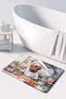 Dogue De Bordeaux The Chef Memory Foam Kitchen Mat Machine Washable Anti-Fatigue Mat Cushion Comfort Bath Mat Or Kitchen Rug_maomaolike.com