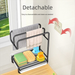 Dishcloth Draining Kitchen Towel Wall-mounted Storage Organizer Tool No-drill Drying Rod Rack_maomaolike.com