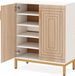 Shoe Cabinet, 20 Pairs Entryway Shoe Racks Organizer With Shelves_maomaolike.com