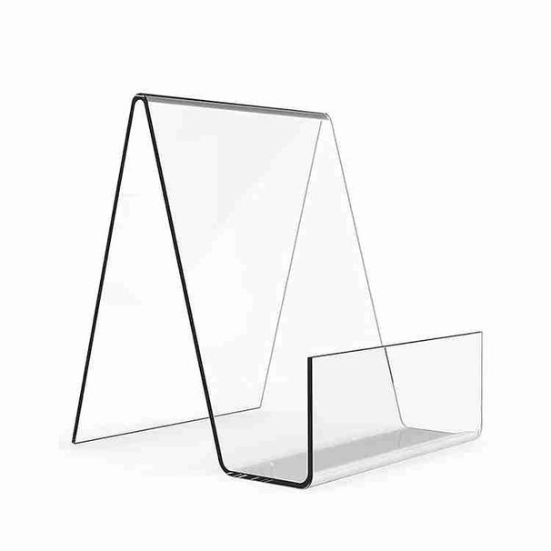 Clear Acrylic Book Stands For Display Transparent Desktop Book Display Racks For Calendars And Home Office Decor And Stylish Display Stands_maomaolike.com