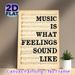 Music Quote Painting Poster, Vintage Sheet Music & Inspirational Text Poster, Artistic Wall Decor Ideal For Music Room, Home Studio_maomaolike.com