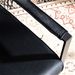 Mid Century Modern Accent Chair With Square Metal Frame And Plush Velvet Upholstery, Durable Armchair For Living Room, Bedroom, Home Office - Black_maomaolike.com