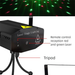 Mini Laser Stage Sound Control Strobe Wedding Banquet Dance Hall KTV Bar Spotlight Home Atmosphere Light_maomaolike.com