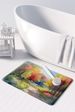 North Carolina Dogwoods In Watercolor Memory Foam Kitchen Mat Machine Washable Anti-Fatigue Mat Cushion Comfort Bath Mat Or Kitchen Rug_maomaolike.com