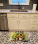 Sunflowers In Watercolor Memory Foam Kitchen Mat Machine Washable Anti-Fatigue Mat Cushion Comfort Bath Mat Or Kitchen Rug_maomaolike.com