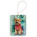 Norfolk Terrier Christmas Porcelain Ornament Christmas Tree Hanging Decorations For Home Christmas Holiday, Rectangle, Gift, Multicolor_maomaolike.com