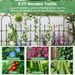 58 X 73 Inch Outdoor Garden Rose Arch Trellis For Climbing Plants_maomaolike.com