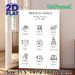 Wedding Order Of Events Painting Poster, Minimalist Hand-drawn Black & White Poster, Clear Wedding Event Timeline Layout, Ideal For Wedding Venue And_maomaolike.com
