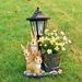 Easter Bunny Solar Garden Light Ornaments Garden Balcony Fleshy Flower Pot Micro Landscape Bonsai Decoration_maomaolike.com