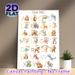 German Animal Alphabet Painting Poster, Soft Watercolor Cute Animal & Letter Illustration Poster, Assists With German Alphabet Learning, Suitable For_maomaolike.com