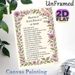 Prayer Of Saint Francis Of Assisi Painting Poster, Soft-toned Floral & Fox Framed Poster, Inspirational Religious Verse Decor Idea For Home, Prayer_maomaolike.com