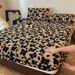 Thickened Rabbit Fur Plush Bed Sheet Single Piece Winter New Fleece Warm Mattress Protector Full Dust Cover_maomaolike.com
