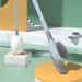Little Yellow Duck Liquid-Spray Toilet Brush For Home Use, Wall-Mounted Silicone With Base, No Dead Spots Bathroom_maomaolike.com