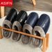 Men's Big Size Winter Slippers Home PU Leather Shoes For Men Indoor Waterproof Fur Cotton Male Bedroom Slipper Flat_maomaolike.com