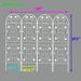 4 Pack Metal Garden Trellis 71" X 19.7" Rustproof Trellis For Climbing Plants Outdoor Flower Support Cream White_maomaolike.com