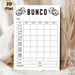 Bunco Game Score Sheet Painting Poster, Minimalist Black-and-White Dice Game Score Poster, Practical Score Tracker For Bunco Matches, Suitable For_maomaolike.com