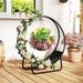 Firewood Log Hoop 20 Inch Round Heavy-duty Metal Curved Log Rack With Stand_maomaolike.com