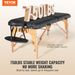 VEVOR Professional Wide Massage Table 30" W, Heavy Duty Folding Massage Table, 8-Level Height Adjustable Facial Salon Tattoo Bed, Portable Spa Table With Headrest, Hand Pallet & Carrying Bag, 750LBS_maomaolike.com