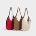 Wax Rope Hollow Woven Large Capacity Tote Beach Vacation Shoulder Underarm Bag For Women Summer_maomaolike.com
