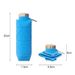 700ML Bucket Gourde Running Silicone Water Bottle Soft Flask YDSH05_maomaolike.com