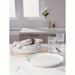 6 Pieces Dinner Plates, 10.5 Inch Plate Set, Scratch Resistant, Stoneware Dinnerware, Kitchen Modern Rustic Serving Dishes, White With Speckled_maomaolike.com