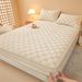 Winter Crystal Velvet Single Piece Milk Flannel Mattress Cover Simmons Protector Bed Sheet With Fleece_maomaolike.com