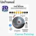 Moon Themed Educational Painting Poster, Informative Illustrated Moon Facts & Phases Infographic Poster, Educational Space-themed Decor Suitable For_maomaolike.com