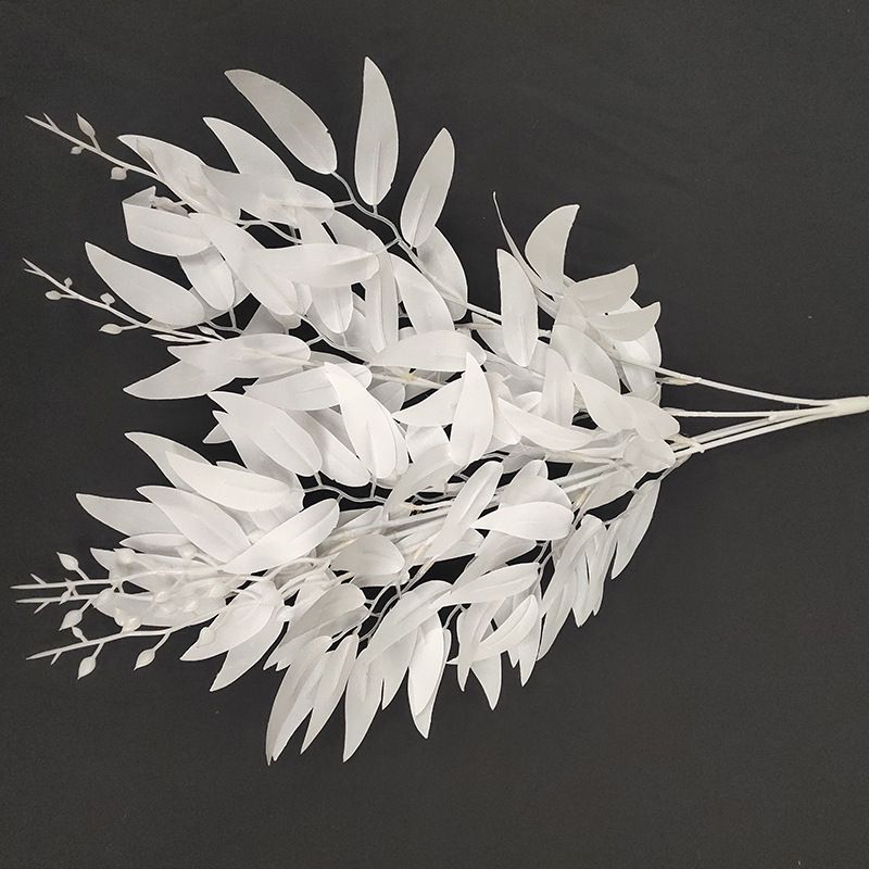 Leaf Vine Wedding Celebration Road Guide Arrangement Artificial Plant Silk Screen Cloth Bundle Willow Leaves_maomaolike.com