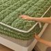 Class A Milk Velvet Quilted Sheet Single Piece Taffeta Thickened Bed Cover Winter Mattress Coral Fleece Protector_maomaolike.com