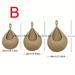 Boho Chic 3pcs Set Of Hand-Woven Cotton Rope & Linen Baskets With Hooks - Ideal For Hanging Fruits, Vegetables, And_maomaolike.com