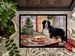 Bernese Mountain Dog Christmas Cookies Doormat Front Door Mat Indoor Outdoor Rugs For Entryway, Non Slip Washable Low Pile, 24H X 36W_maomaolike.com