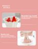 Ice Cream High Foot Couple Ceramic Mug Bow Water Cup_maomaolike.com