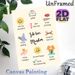 Muslim Affirmation Painting Poster, Warm Whimsical Illustrated German Positive Statements Poster, Cultivates Positive Self-perception, Ideal For Home_maomaolike.com