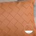 Nordic Modern Minimalist PU Plaid Throw Cross-Border Hot Seller Home Use Homestay Sofa Cushion Cover Soft Decor Pillow_maomaolike.com