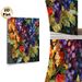 Grape Themed Painting Poster, Vibrant Stained Glass Mosaic Style Poster, Eye-catching Artistic Decor Suitable For Kitchen, Dining Room And Living Area_maomaolike.com