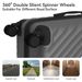 Luggage Sets ABS Hardshell 3pcs Luggage, Lightweight Durable Suitcase Sets Spinner Wheels Suitcase With TSA Lock 20''24''28'' Available(Grey Ash)_maomaolike.com
