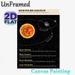 Earth-Moon-Sun Rotation & Revolution Painting Poster, Informative Astronomical Illustration Poster, Educational Design Explaining Celestial Movements_maomaolike.com