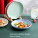 Vegetable Disk Home Plastic Round Simple Dish_maomaolike.com