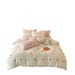 Winter Warm Sheep Thickened Four-Piece Set Ins Colorful Polka Dot Milk Wool Soft Comfortable Duvet Cover Bed Sheet_maomaolike.com