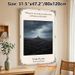 Wuthering Heights Literary Quote Painting Poster, Vintage Dramatic Moorland Scene With Lightning & Couple Silhouette Poster, Elegant Literary Decor_maomaolike.com